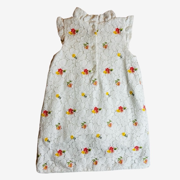 Janie and Jack Embroidered Floral Lace Dress - Picture 3 of 5